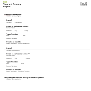 Luxembourg RCS register