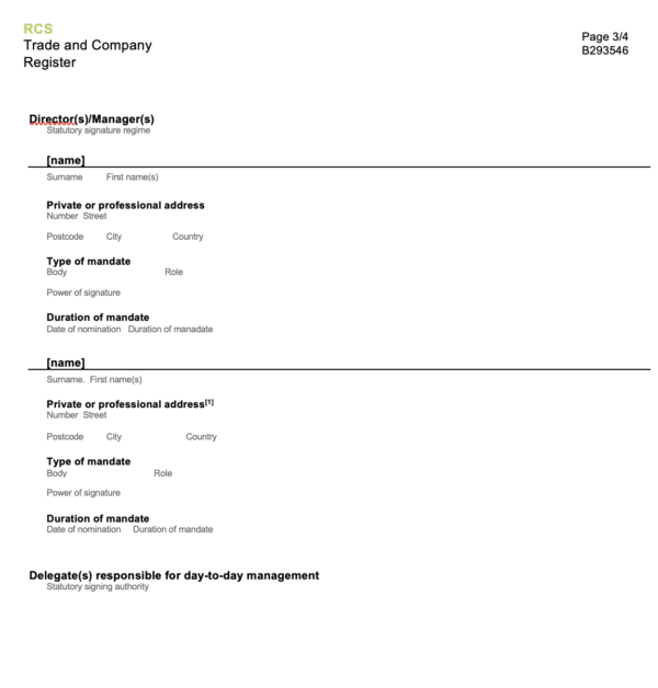 Luxembourg RCS register