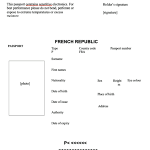 French passport