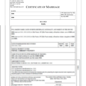 Brazil marriage cert - São Paulo - 2019_EN